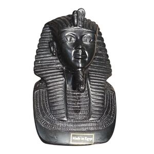 Made in Egypt Pharaoh Tutankhamun Statue Black Handcrafted